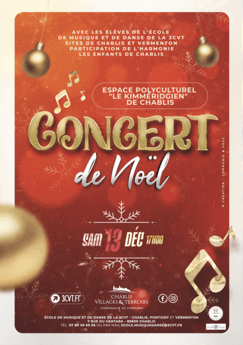 Concert Chablis 13 décembre