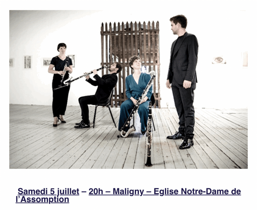 Festival du Chablisien - Quatuor Anches Hantées