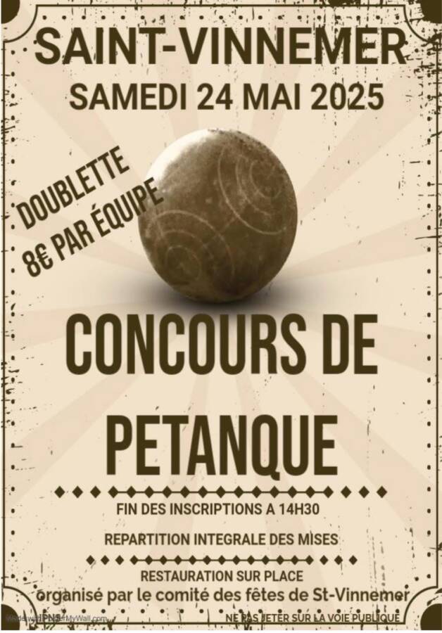 Concours de pétanque