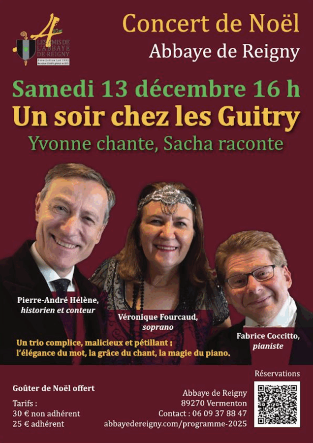 Concert Reigny Vermenton 13 décembre