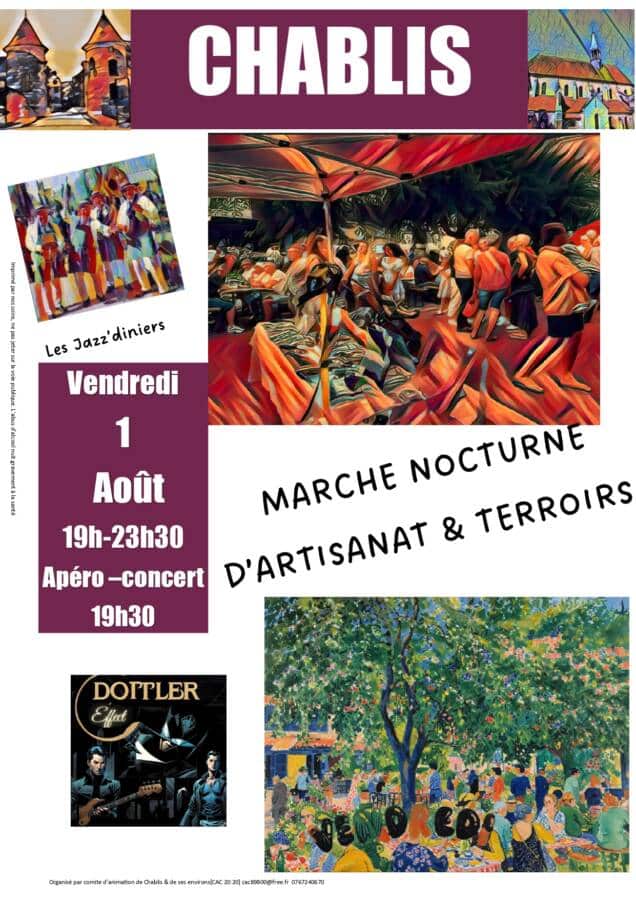 Marché nocturne Chablis