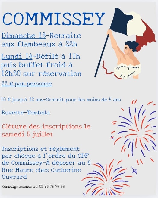 Fête nationale Commissey