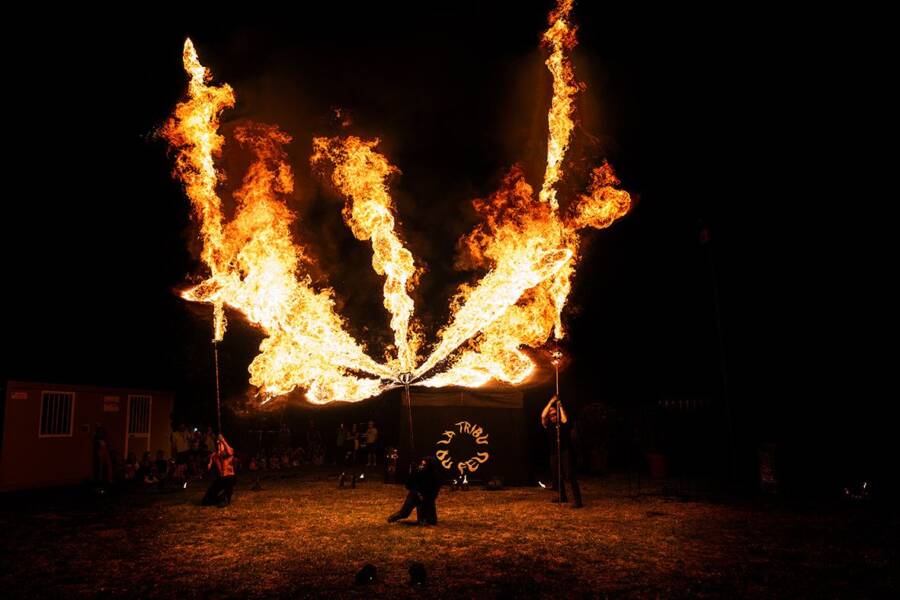 Spectacle de feu
