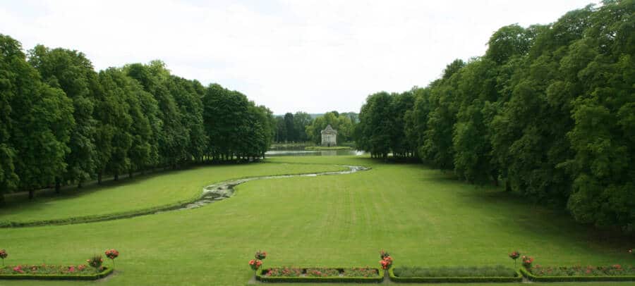 Château d'Ancy le Franc, parterre Sud parterre Sud